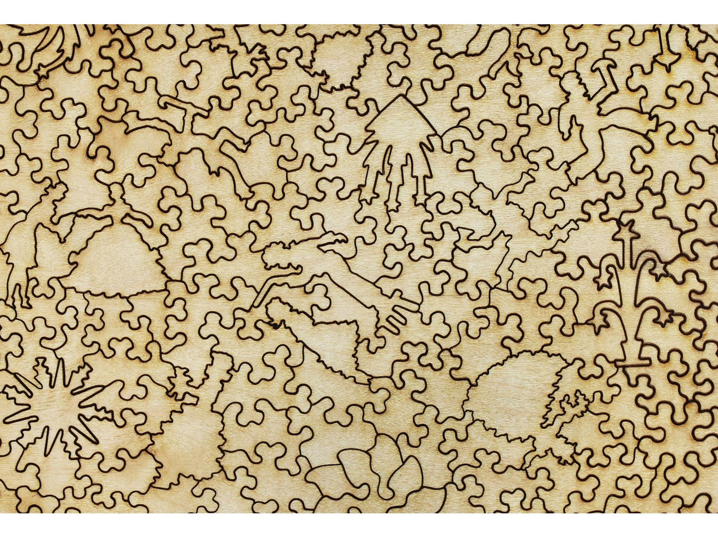 A closeup of the back of the puzzle, Summer 1918.