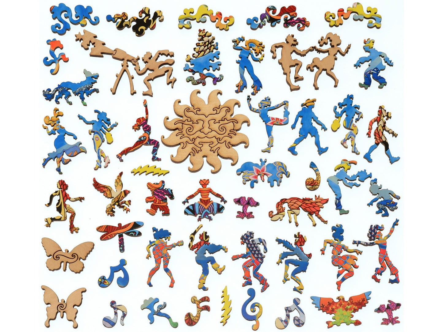 The whimsies that can be found in the puzzle, Sunshine Daydream.
