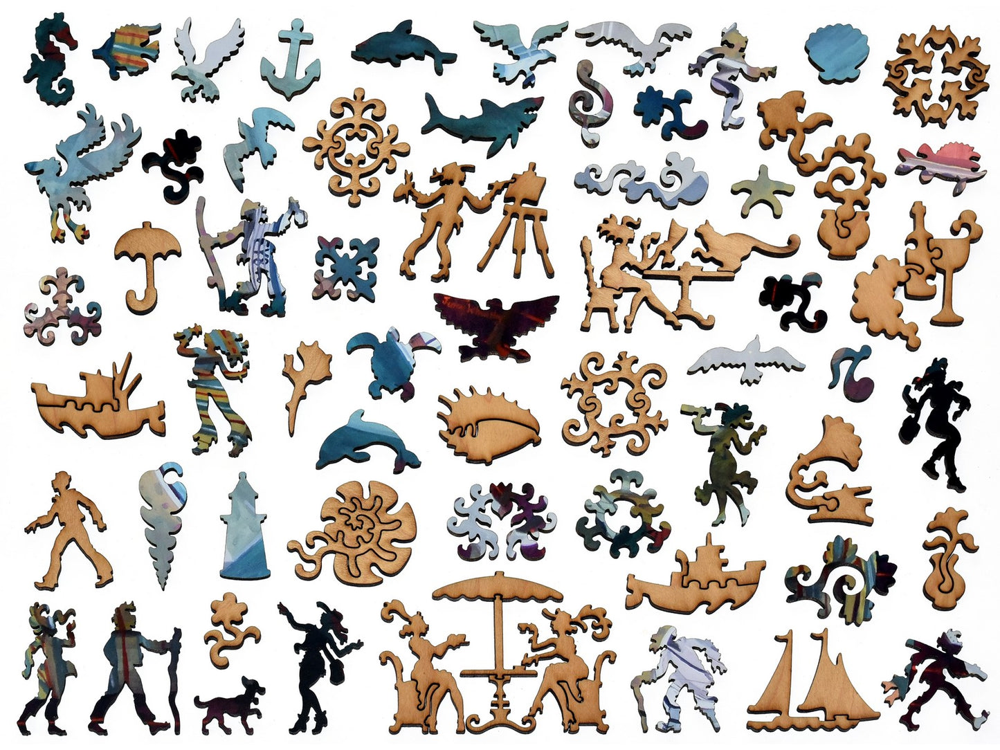The whimsies that can be found in the puzzle, The Best Sea View.