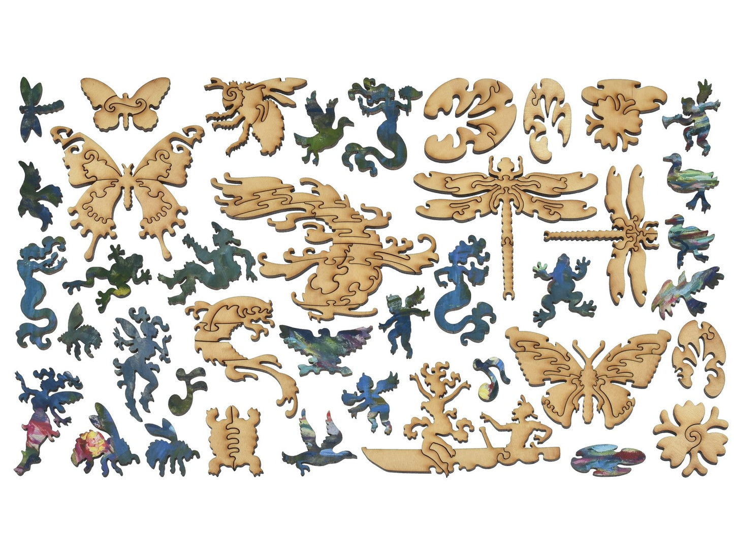 The whimsies that can be found in the puzzle, Water Lilies, 1916.