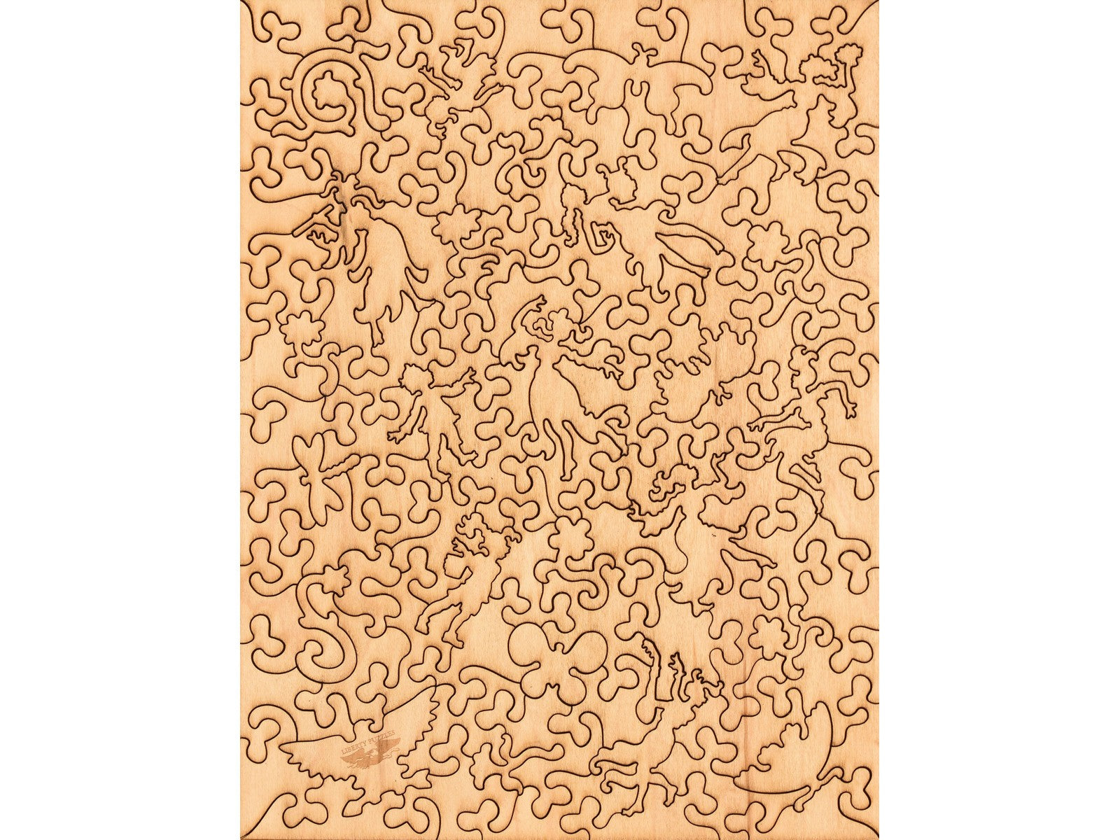 The back of the puzzle, When the Fairies Came.