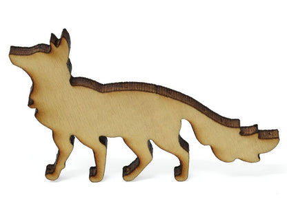 A closeup of a piece showing a fox.