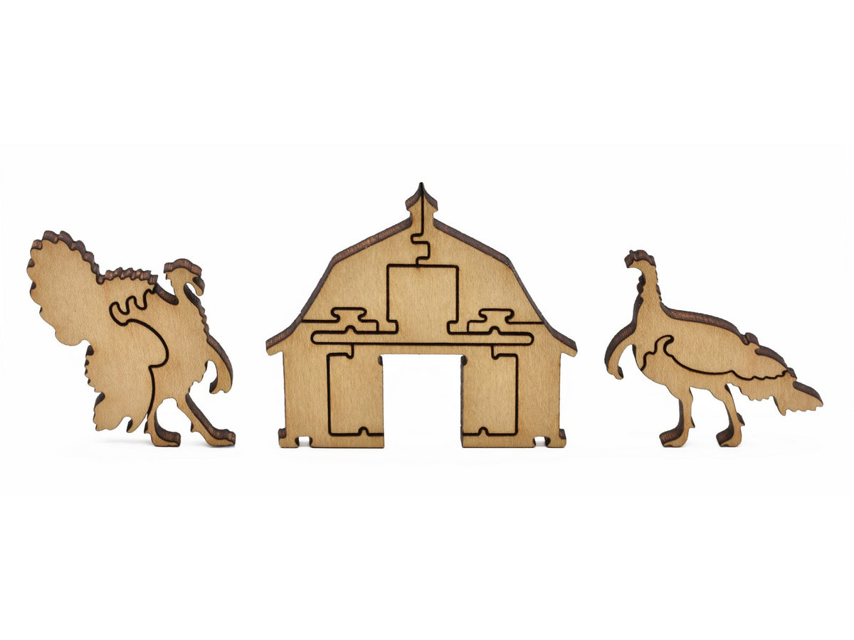 Turkey Derby Wooden Jigsaw Puzzle | Liberty Puzzles
