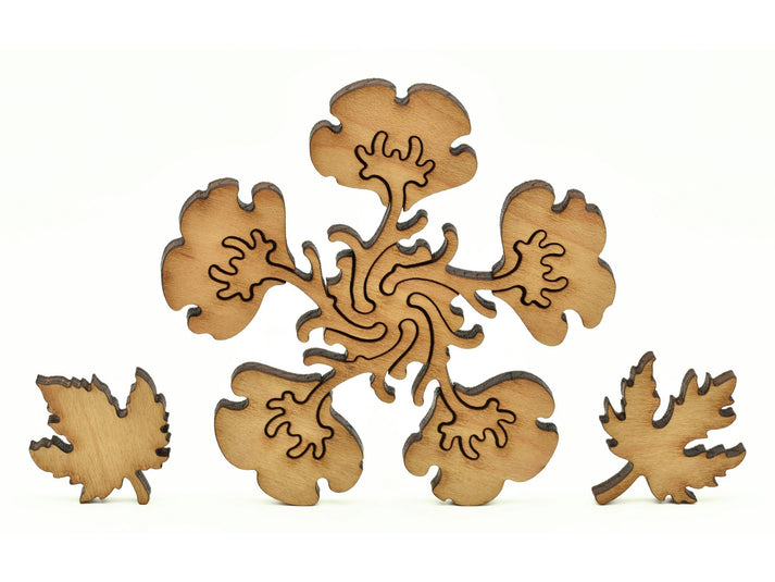 Owl - Woodland Flower Wooden Jigsaw Puzzle | Liberty Puzzles
