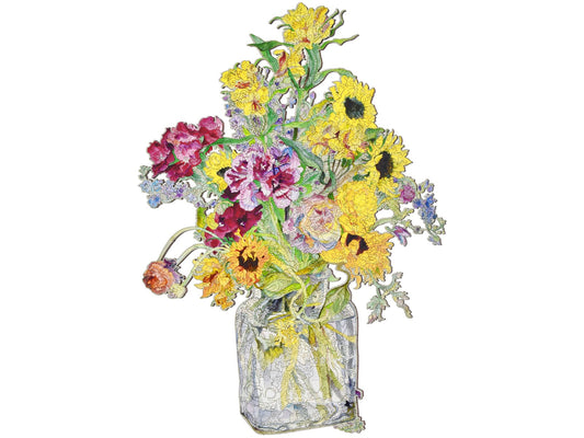 The front of the puzzle, English Bouquet.