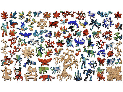 The whimsy pieces that can be found in the puzzle, Antiphonal Singing.