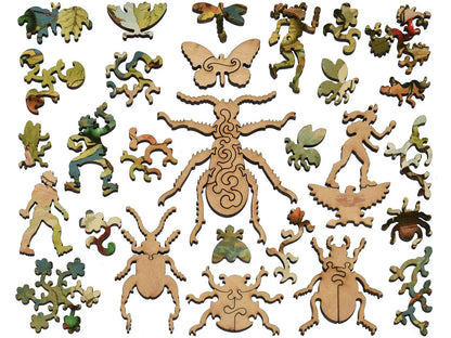 The whimsies that can be found in the puzzle, Beetles.