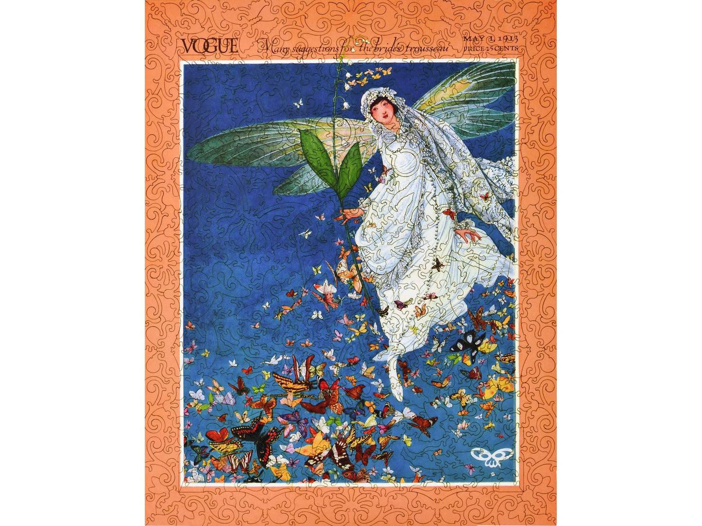 The front of the puzzle, Vogue: The Bride's Many Suggestions.