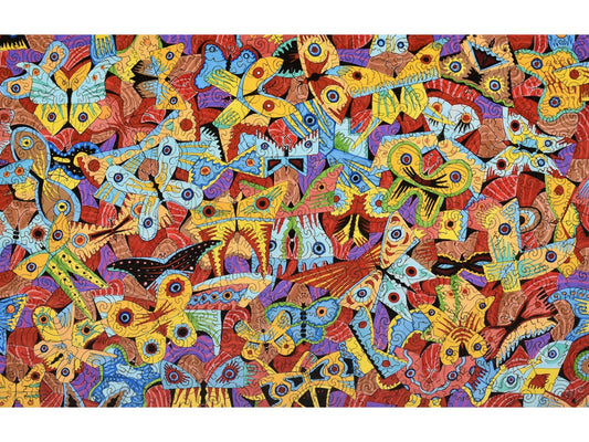 The front of the puzzle, Butterflies.