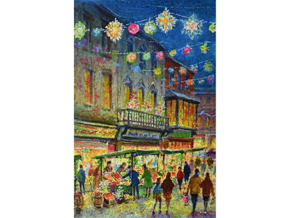 The front of the puzzle, Christmas Market.