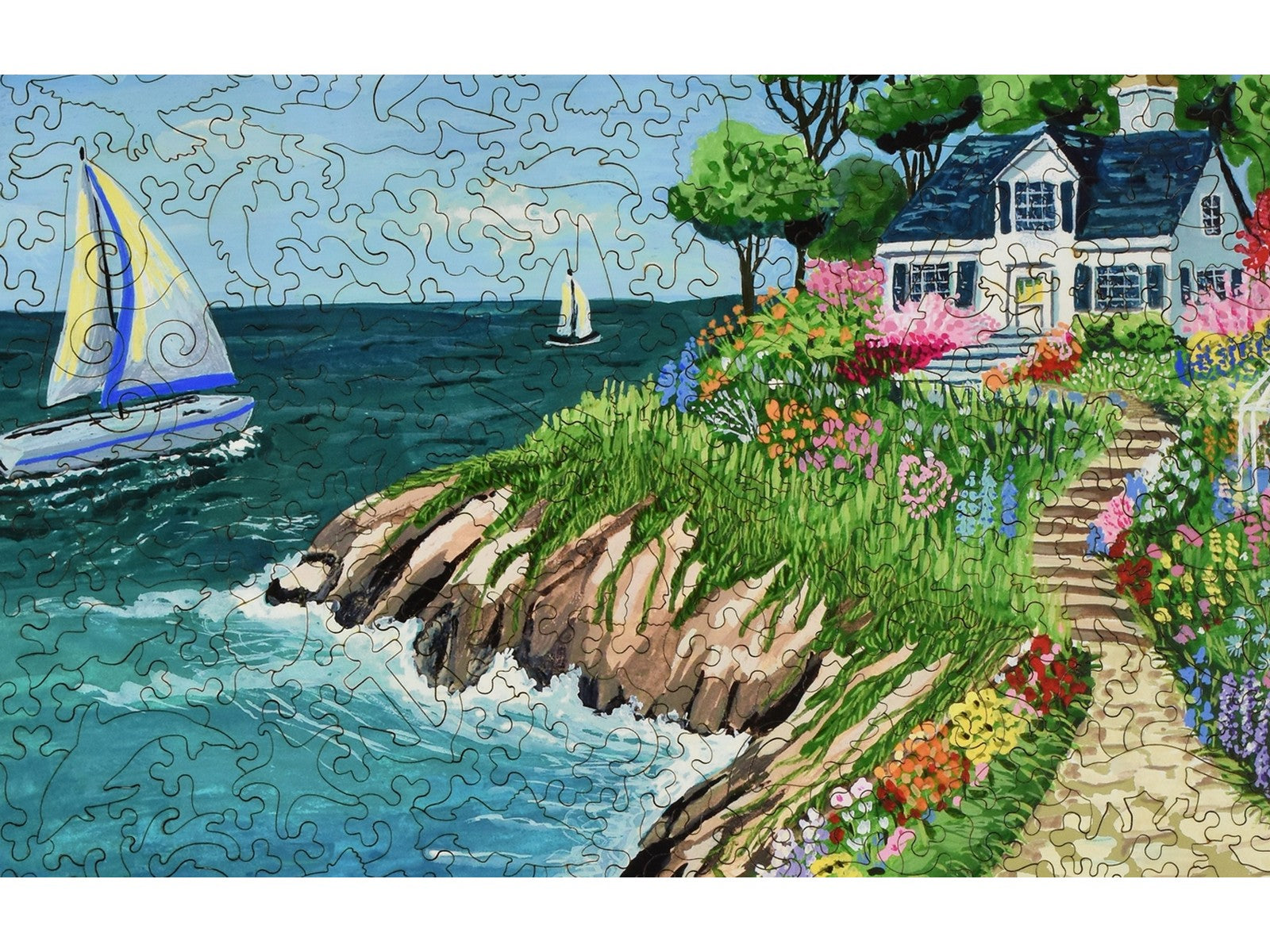 Coastal Calling Wooden Jigsaw Puzzle | Liberty Puzzles