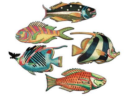 The front of the puzzle, Colorful Fish of the East Indies.
