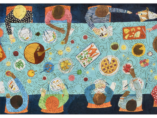 The front of the puzzle, Dinner Party.