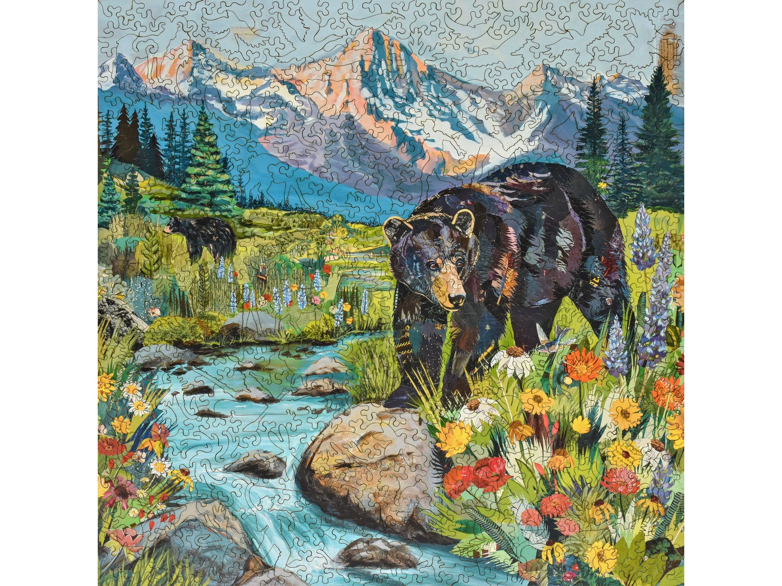 The front of the puzzle, Distracted.