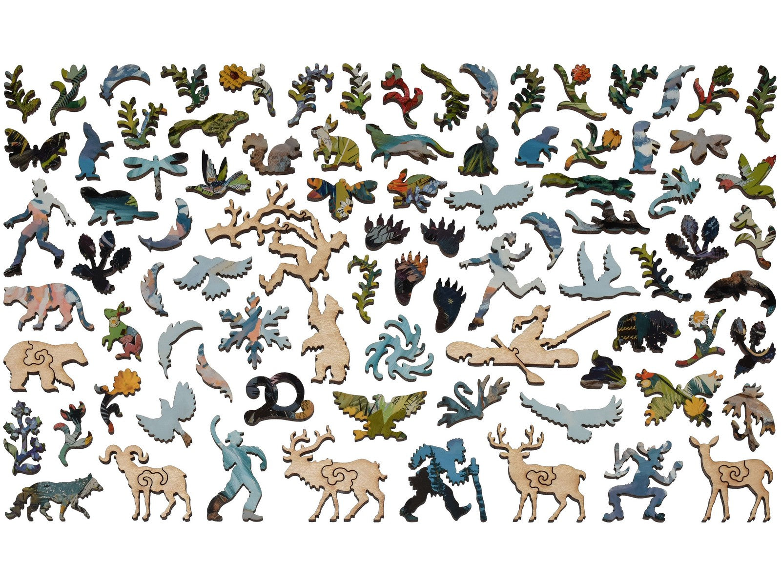 The whimsy pieces that can be found in the puzzle, Distracted.