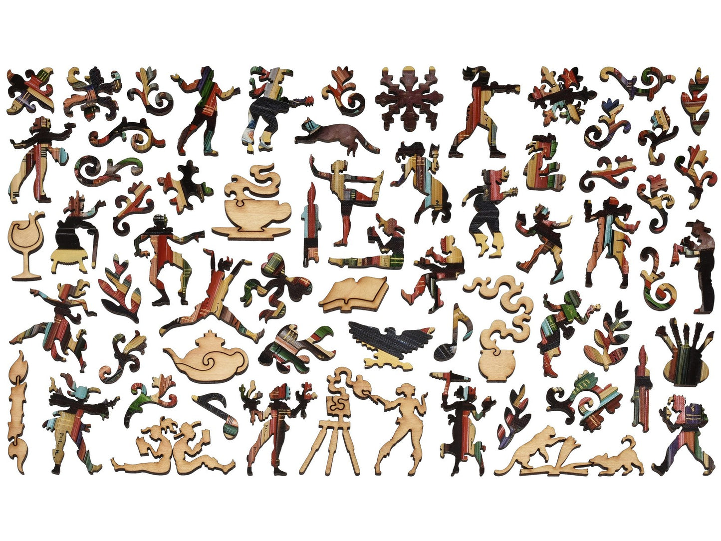The whimsy pieces that can be found in the puzzle, Do Not Disturb.