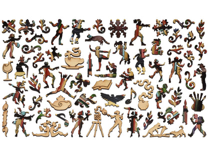 The whimsy pieces that can be found in the puzzle, Do Not Disturb.