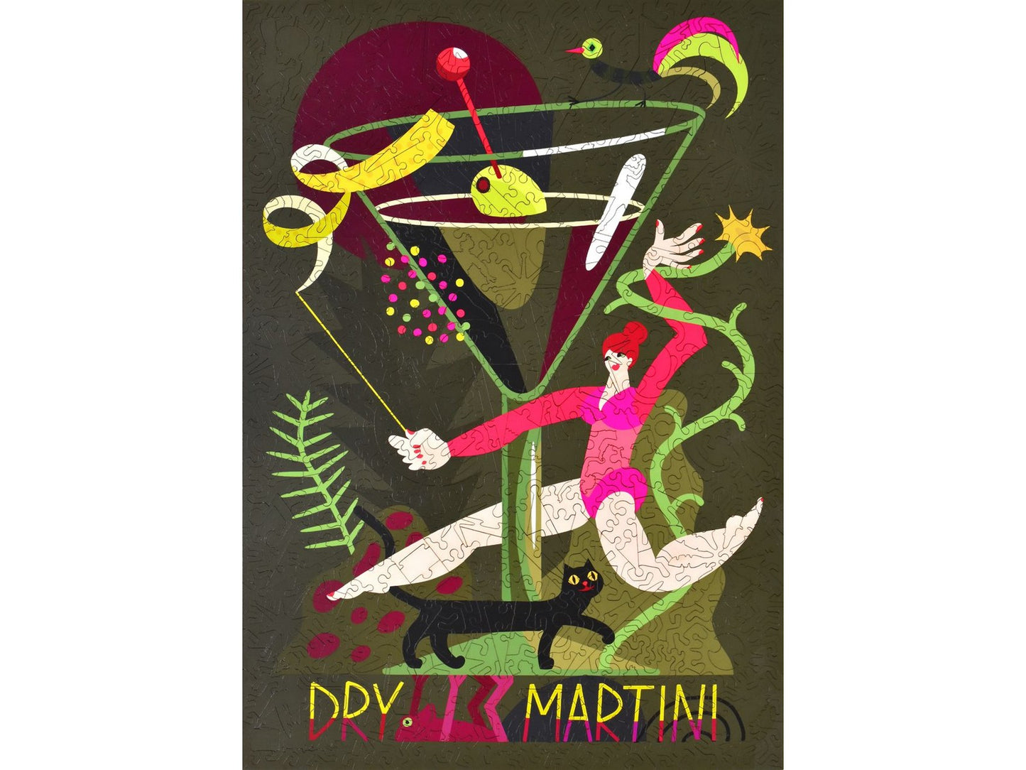 Dry Martini, Front of Puzzle Image 