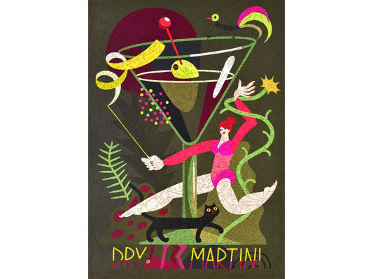 Dry Martini, Front of Puzzle Image 