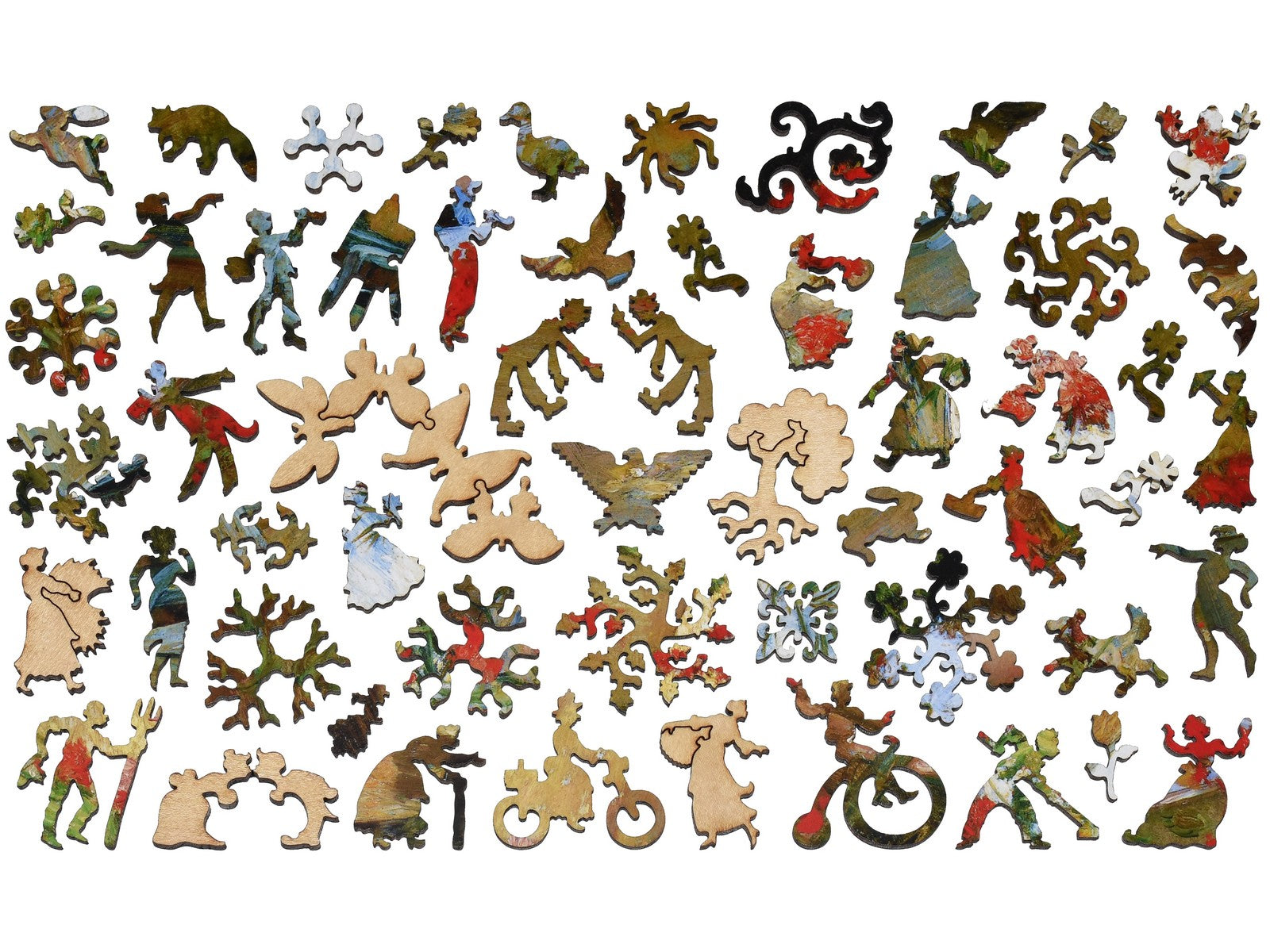 The whimsy pieces that can be found in the puzzle, Geraniums.