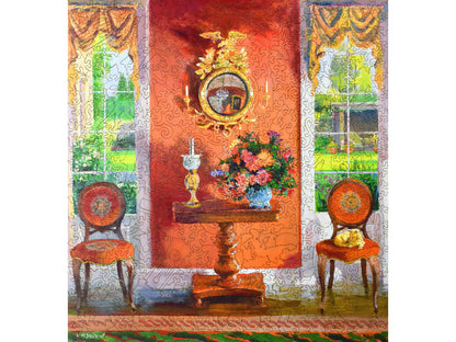 The front of the puzzle, Interior.