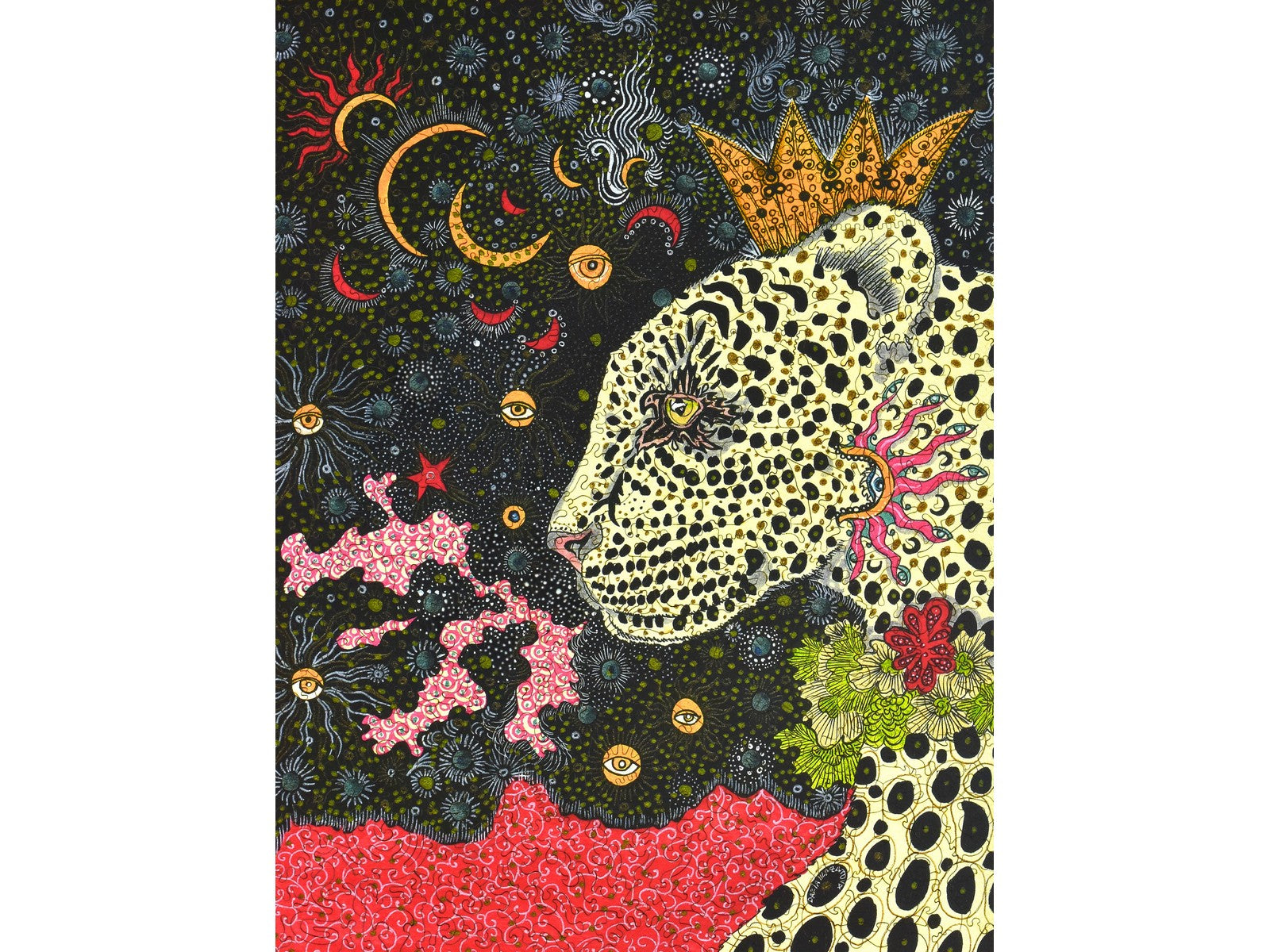 The front of the puzzle, Leopard.