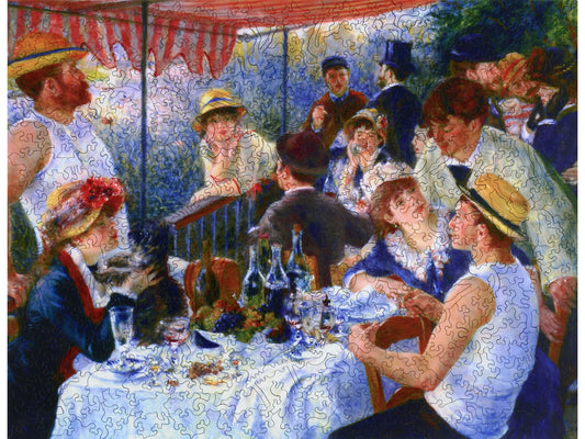 The front of the puzzle, Luncheon of the Boating Party.