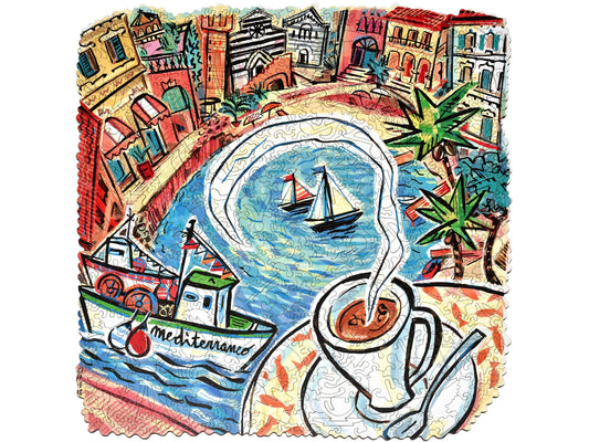 The front of the puzzle, Mediterranean Sea.