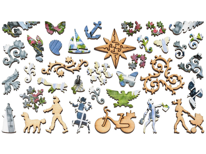 Nantucket Postcard Jigsaw Puzzle | Liberty Puzzles