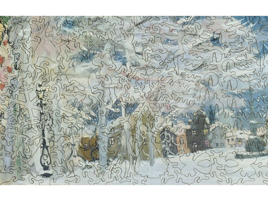 A closeup of the front of the puzzle, Tchaikovsky's Nutcracker Stage.