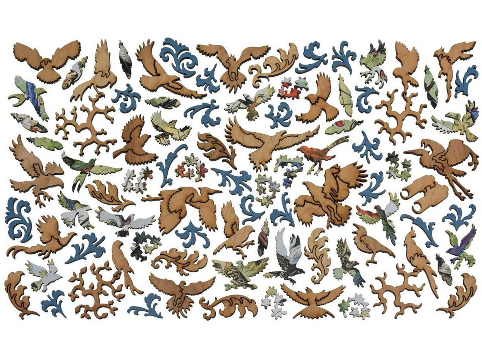 Puzzle Classique 100 pièces Todier Oiseaux Planches Biologie Faune  Illustration Ancienne