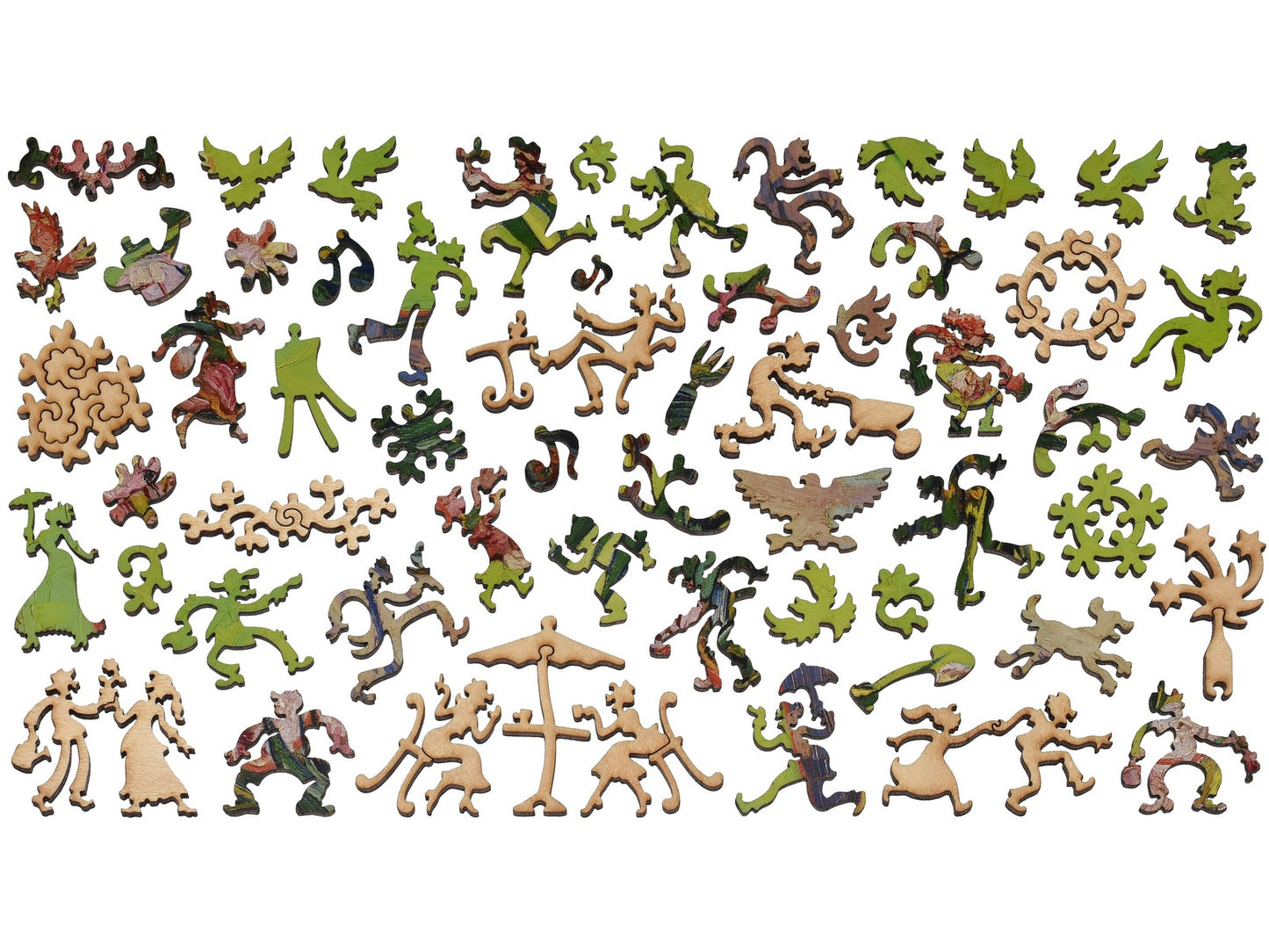 The whimsy pieces that can be found in the puzzle, Oleanders.