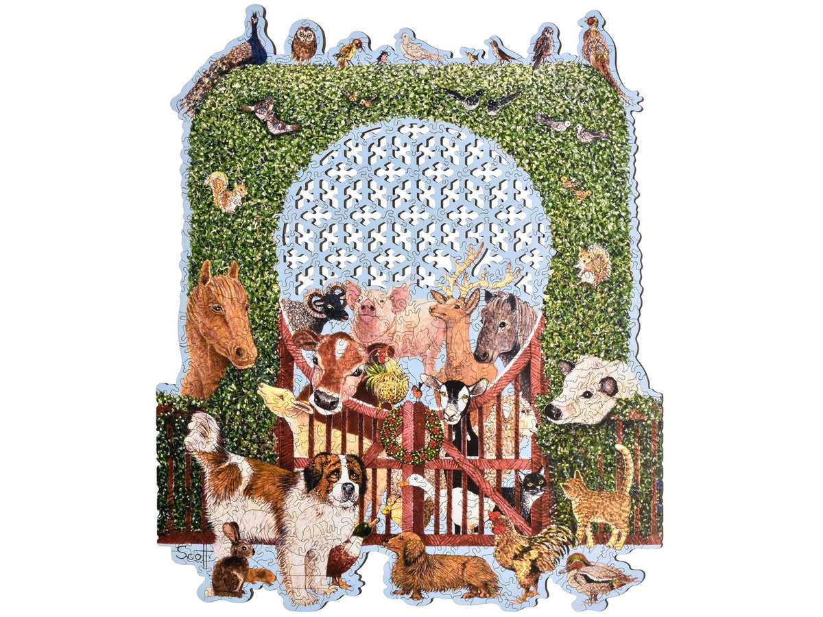 Peace and Goodwill Wooden Jigsaw Puzzle | Liberty Puzzles