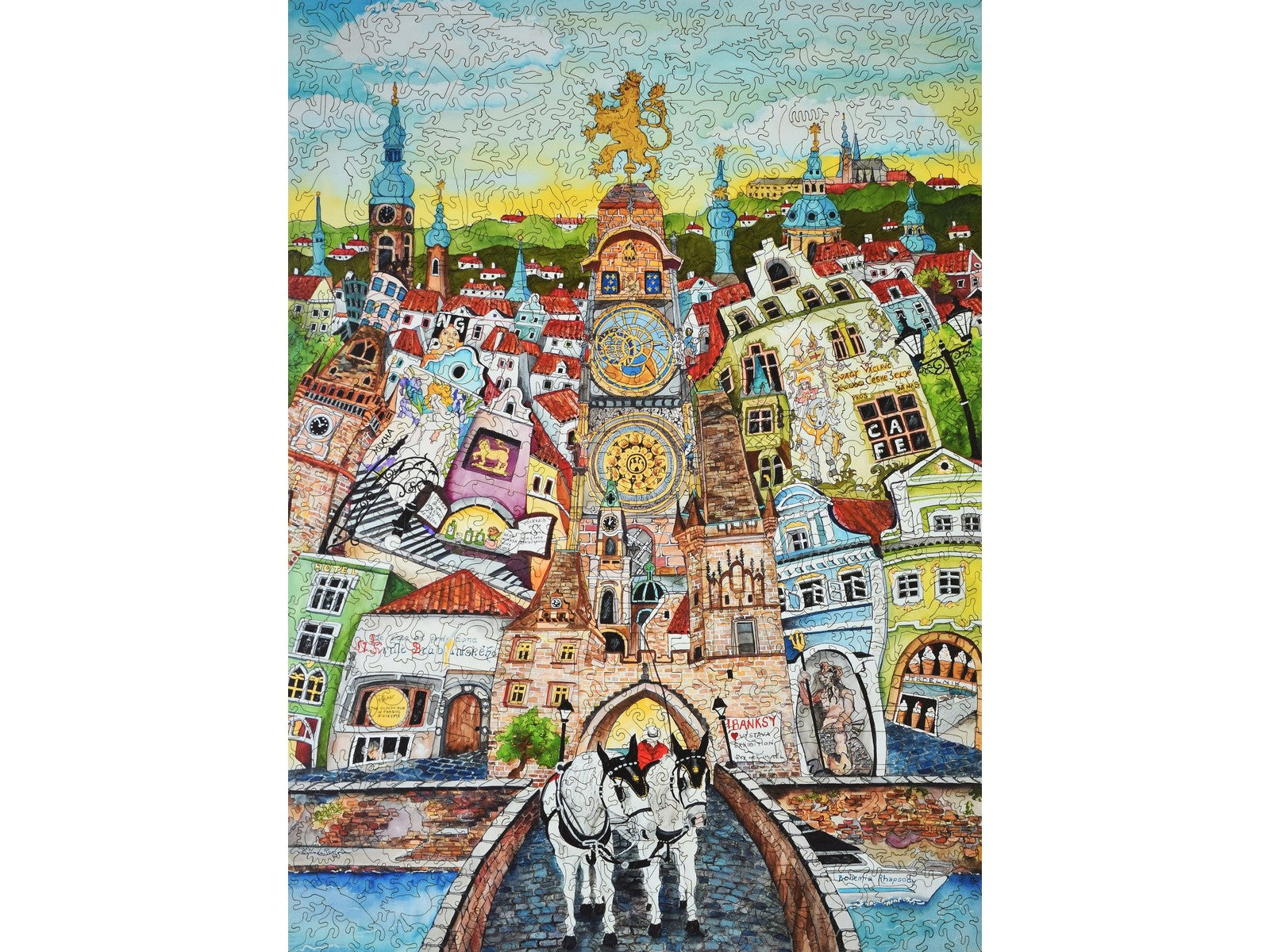 Prague Wooden Jigsaw Puzzle Liberty Puzzles Prague wooden jigsaw puzzle liberty puzzles