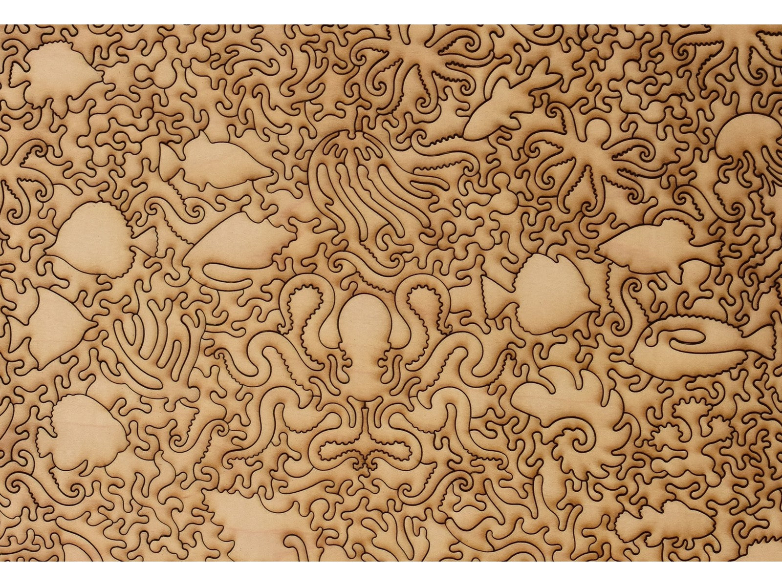 Tentacles & Treasures Wooden Jigsaw Puzzle | Liberty Puzzles