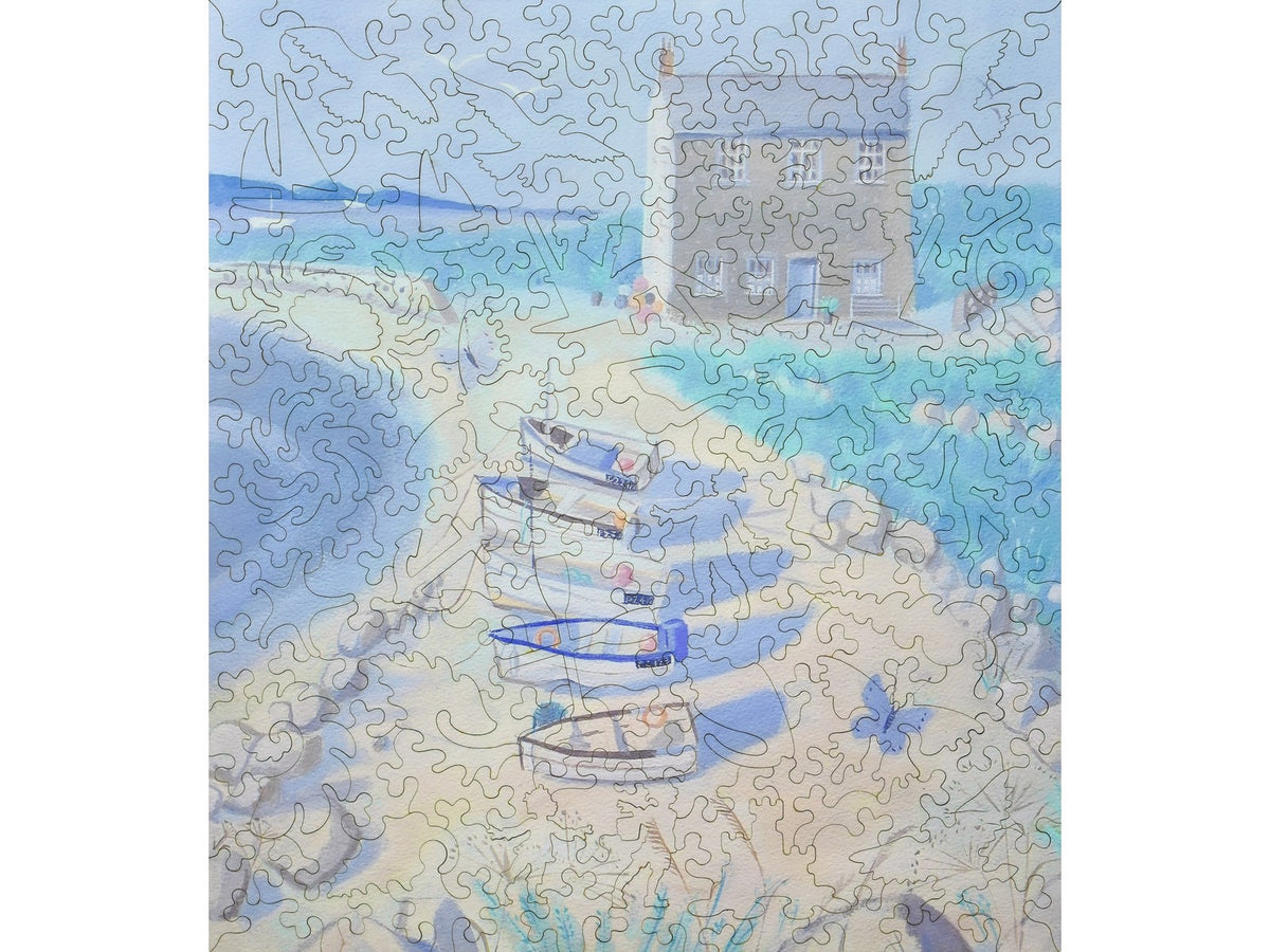 The front of the puzzle, Sea Cottage.