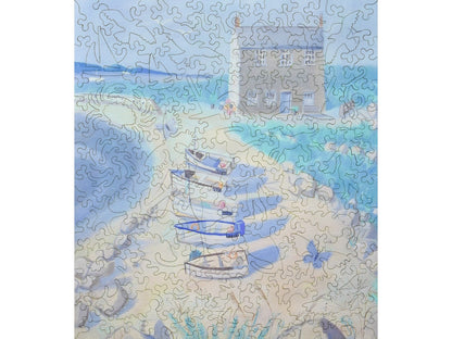 The front of the puzzle, Sea Cottage.