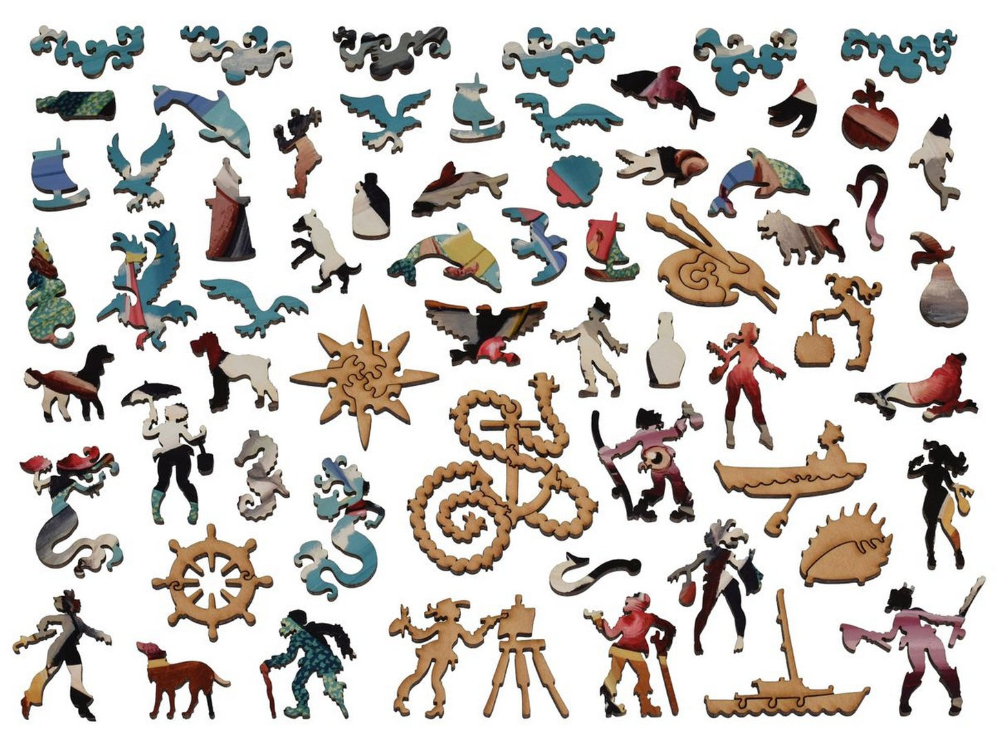 The whimsies that can be found in the puzzle, Sea Dog.