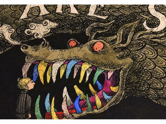 A closeup of the front of the puzzle, Some Things Are Scary.