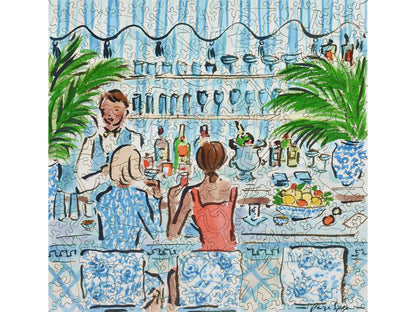 The front of the puzzle, Spring Break Bar.