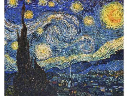 The front of the puzzle, Starry Night.