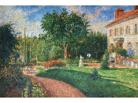 The front of the puzzle, The Garden of Les Mathurins.