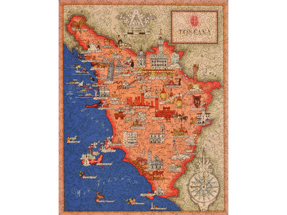 The front of the puzzle, Toscana.