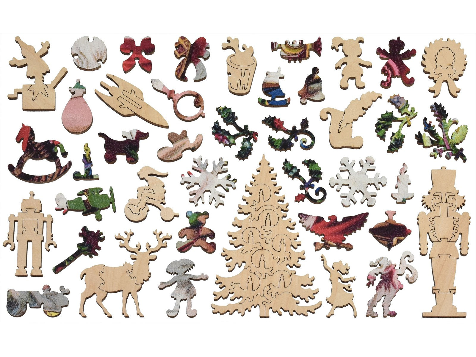 The whimsies that can be found in the puzzle, Toys a Plenty.