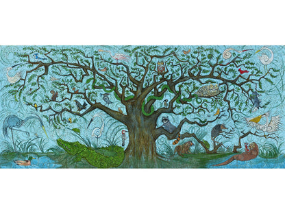 The front of the puzzle, The Louisiana Tree of Life.