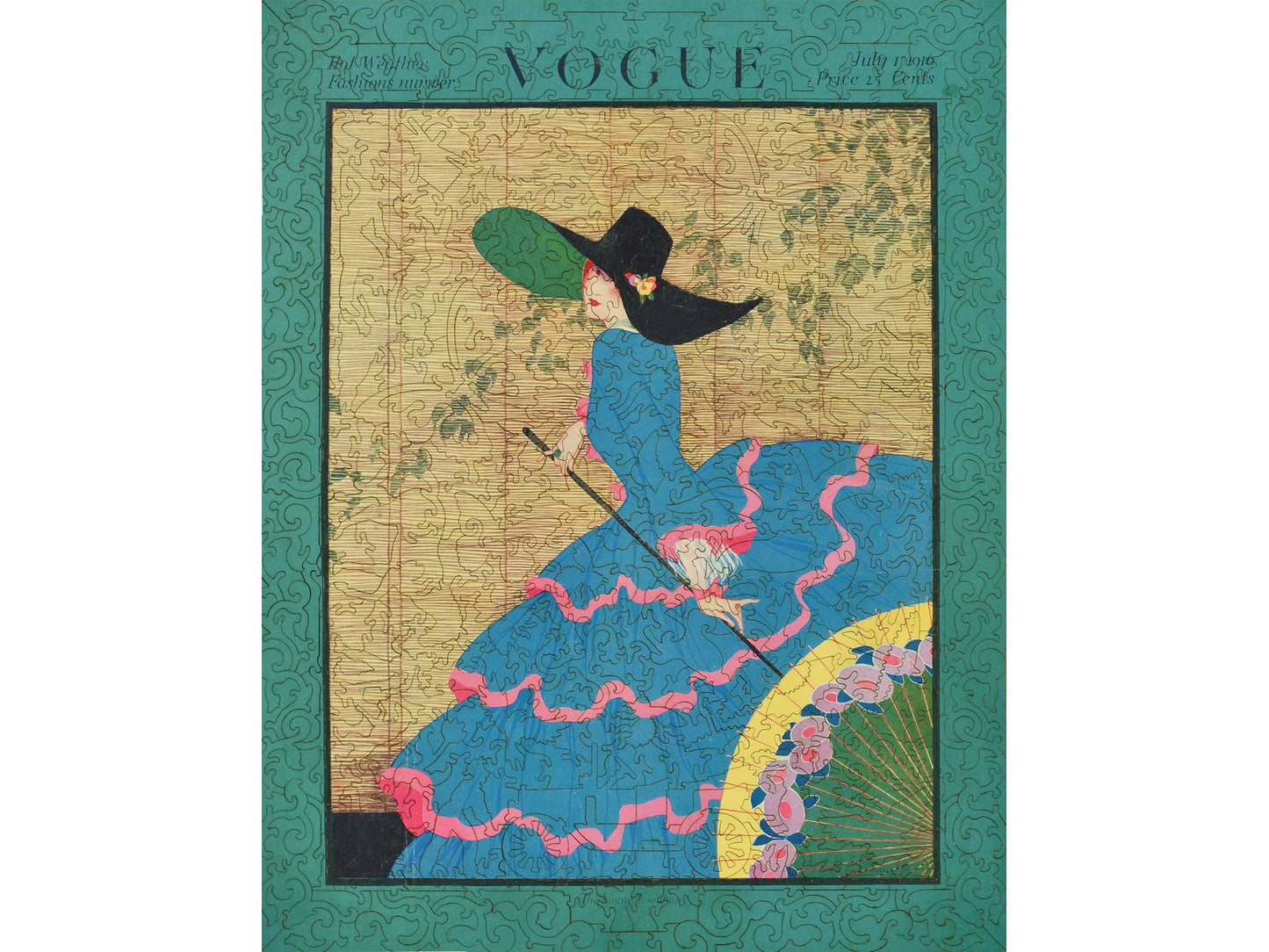 The front of the puzzle, Vogue: Hot Weather Fashions Number.