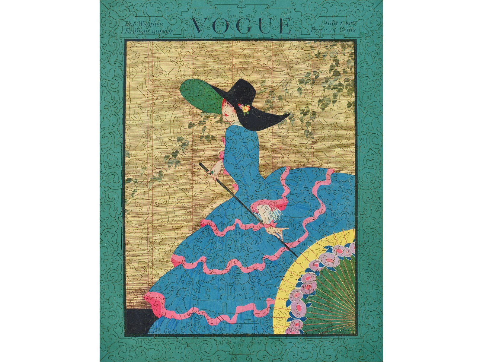 The front of the puzzle, Vogue: Hot Weather Fashions Number.