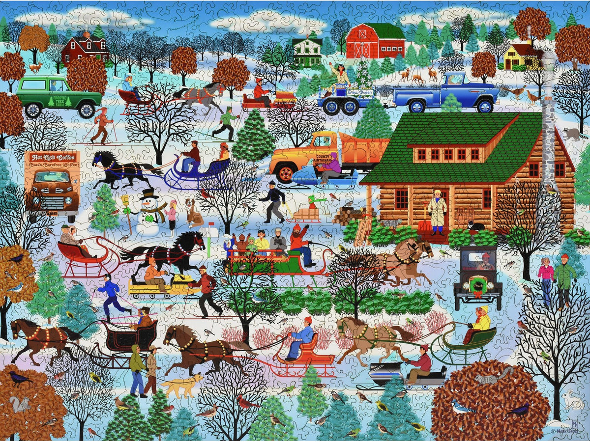 The front of the puzzle, Winter Parade.