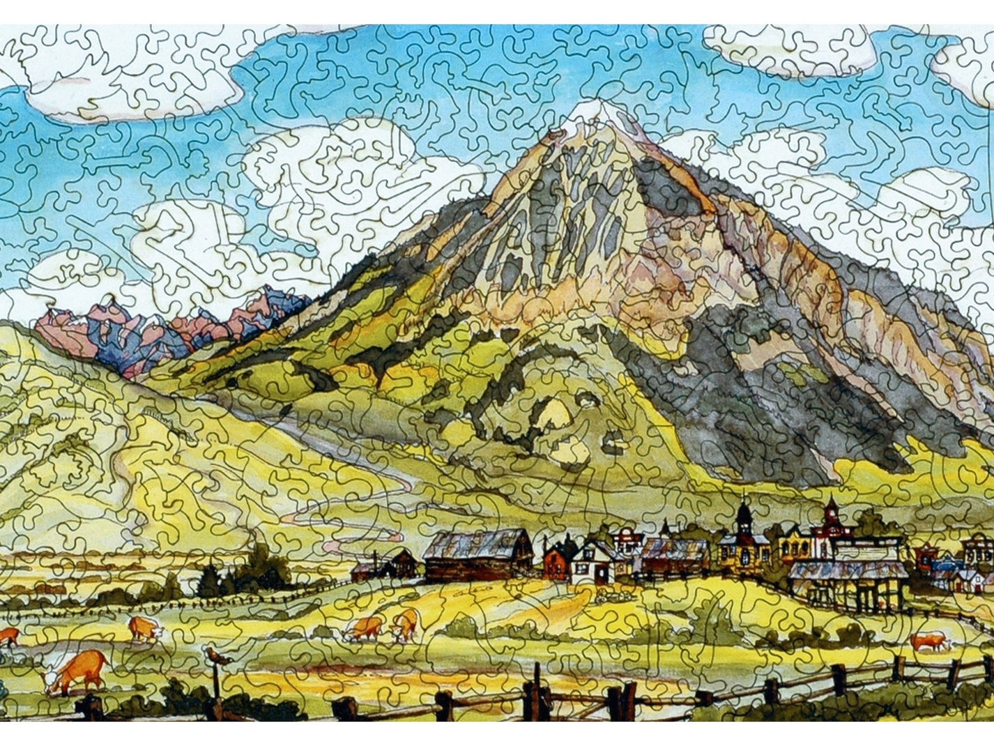 Crested Butte Wooden Jigsaw Puzzle | Liberty Puzzles