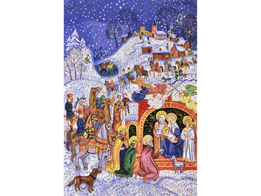 The front of the puzzle, Nativity.